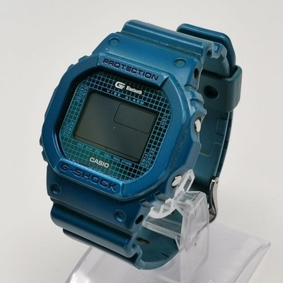CASIO G-SHOCK PROTECTION GB-5600B Herrenuhr Blau Metallic Digital Batterie leer