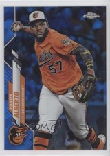 2020 Topps Chrome Sapphire Edition Hanser Alberto #341 0c3l