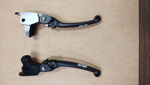Flo Motorsports MX Style Lever Set Black HD-810