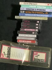 Lot of 15 -You Can Sing The Hits - Pocket Songs Karaoke Cassette Tapes Elvis