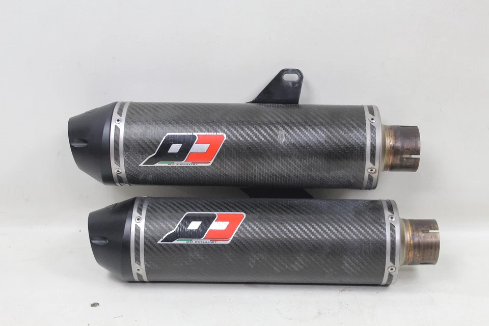 Ducati Multistrada 1200 13-14 Quat-D QD Magnum Carbon Fiber Full Exhaust & Cans - Image 2 of 4