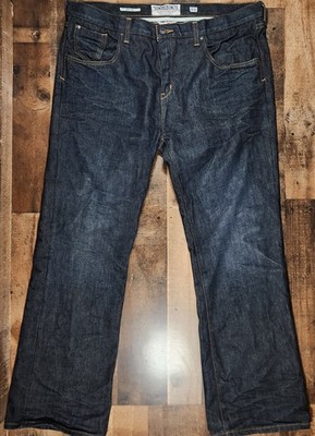 Ecko Unltd Baggy Jeans Mens 40x32  Blue Denim Y2K 2000s Grunge Skater Hip Hop