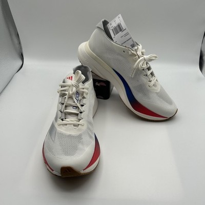 NEW Adidas Women's Adizero Boston12 LightstrikePro Sneakers,White Multi,SZ:8.5 M
