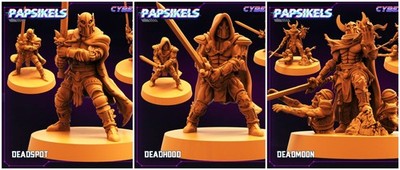 Deadmen Miniatures | Cyberpunk Sci-Fi Miniature | Papsikels