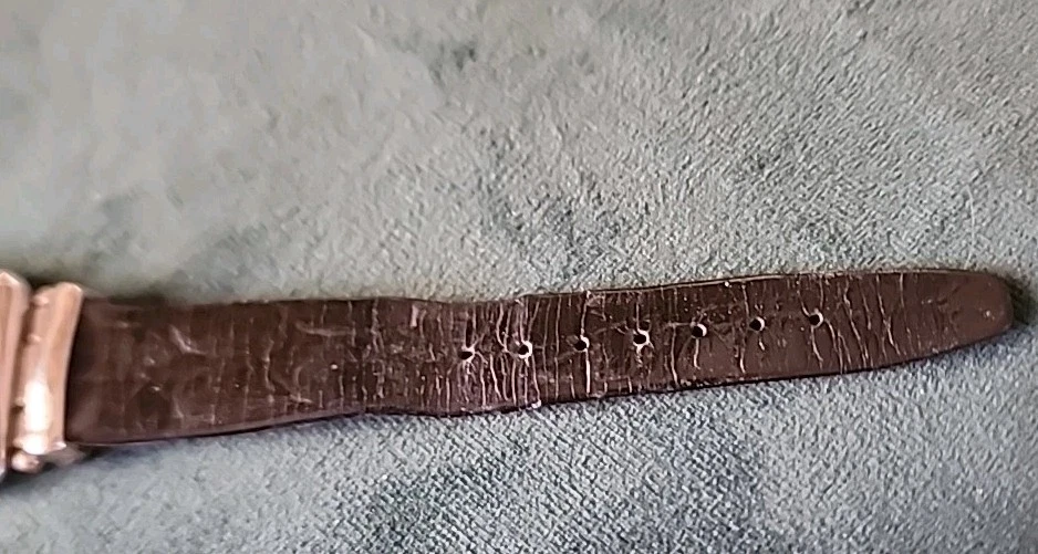 Reloj Ecclissi para mujer tono plata esterlina esfera cuadrada fecha vintage Foto 4 de 4