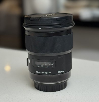 Sigma 50mm f/1.4 DG HSM Art Lens for Canon EF