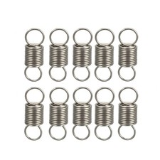 Extended Tension Spring Wire Diameter 0.02" OD 0.2" Free Length 0.59" 10pcs