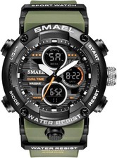 SMAEL Men Digital Watches LED Electronic Wristwatch Male Military Sport Watch