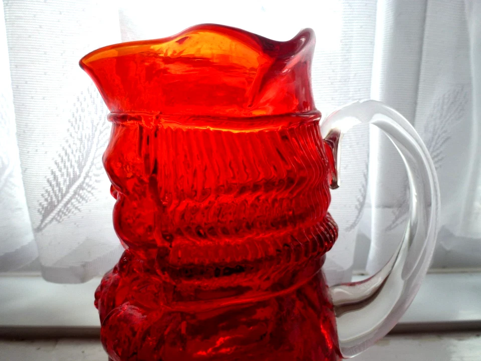 RARE Whitefriars Ruby Toby Jug 'Barnaby' 1 pint (uncatalogued) - Image 2 of 4