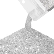 7Oz / 200G Glitter Paint Additive Glitter for Painting Walls Silver for Painting