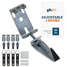 Mirror Hanging Kit with Hangers and Leveling Hardware - 100 2 Pack, Silver