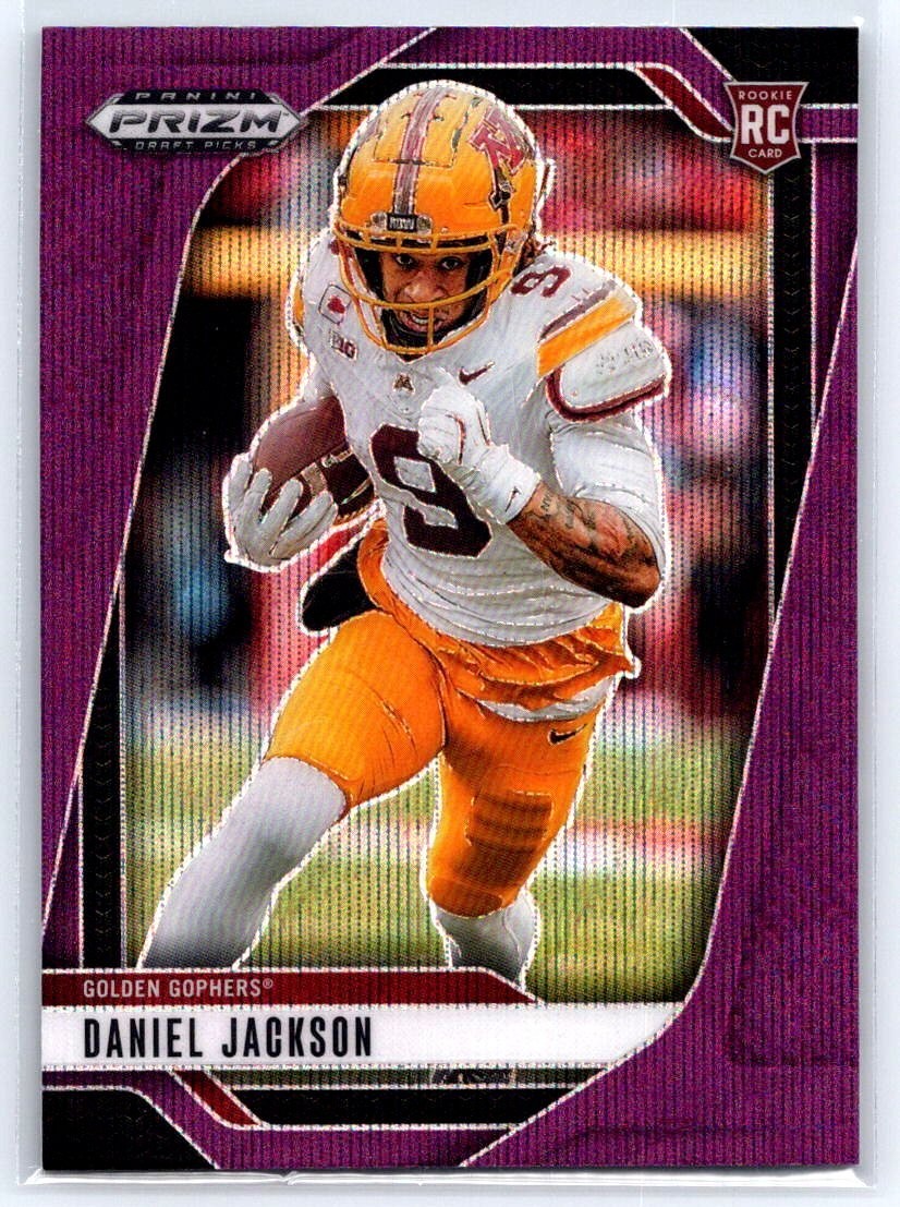 2025 Panini Prizm Draft Picks - Daniel Jackson #69 Purple Wave Prizm (RC)
