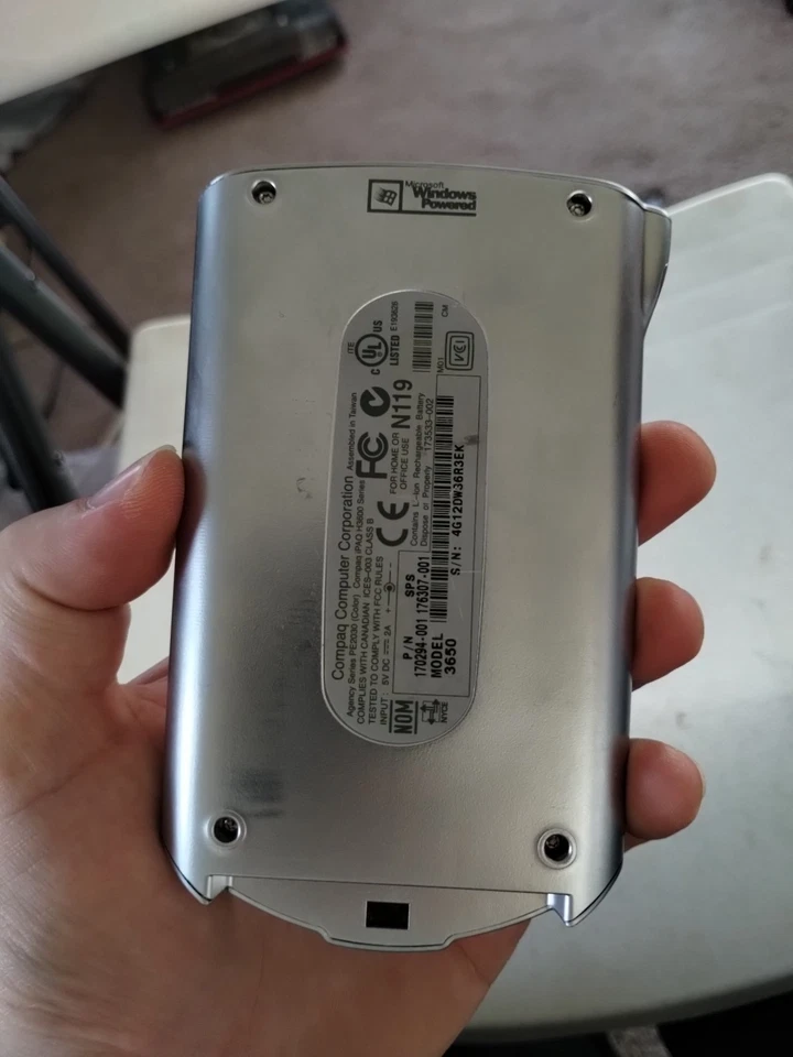6# Compaq iPaq 3650 PDA Pocket PC Compaq/No Charger  - Image 4 of 4