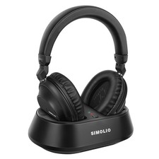 Wireless TV Headphones for Seniors  Hard of Hearing 2-in-1 TV  Bluetooth