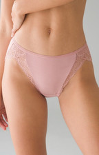Soma Enchanting Lace High Leg Brief S L Whisper Blush