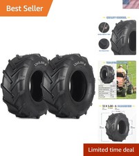 13x5.00-6 Tubeless Tires With Super Lug Tread - Ideal For Lawnmowers Tractors