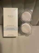 New in Box:Anew Clean Brushes:Avon/Facial Brush/Cleansing Brush:Brush Heads