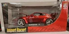 Jada Toys Nissan Z Import Racer 1:24 DieCast Candy Apple Red RARE, NIB, See Ad.