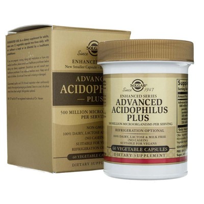 Solgar Advanced Acidophilus Plus (Darmflora) 60 Kapseln