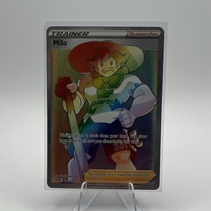 rainbow milo pokemon card price Milo 201/192 Rebel Clash NM Full Art Secret Rainbow Rare Pokemon Card