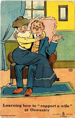 PC SHROPSHIRE OSWESTRY LERNEN, WIE MAN EINE FRAU UNTERSTÜTZT ENGLAND (u16989)