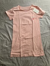 Pink Nightgown With Cherries and Bow Accent Kids Size 9-10
