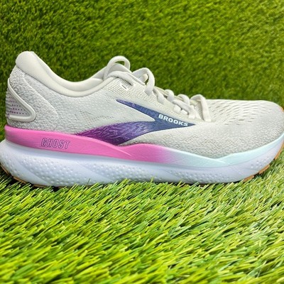 Brooks Ghost 16 Womens Size 7.5 Gray Blue Purple Walking Running Shoes Sneakers