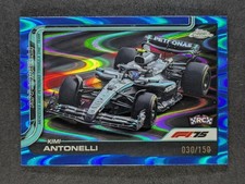 2025 Topps Chrome Formula 1 KIMI ANTONELLI 30/150 RC Blue RayWave Refractor #80