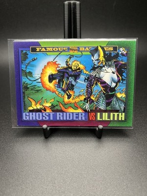 Marvel Ghost Rider vs Lilith 1993 Famous Battles SkyBox #147