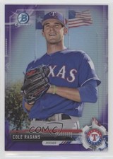 2017 Bowman Draft Chrome Purple Refractor 93/250 Cole Ragans #BDC-35 0g4