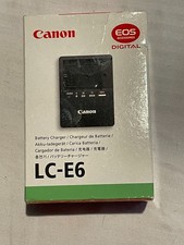 Genuine Canon LP-E6 Battery Charger OEM EOS 60D 70D 80D 6D 7D 7DII With LC-E6