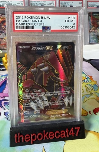 Groudon-EX graded PSA 6 for sale on eBay