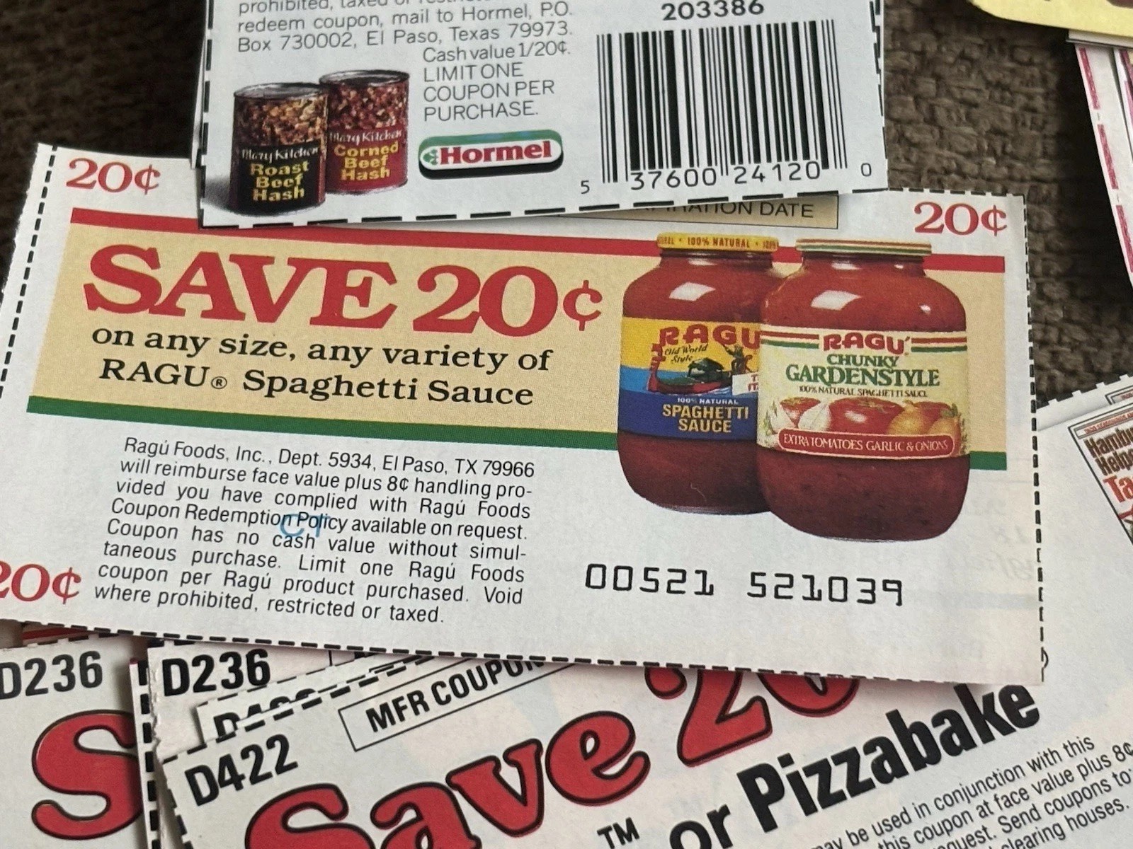 Vintage Lot Of 100 Grocery Cereal Coupons Store Coffee ...Ect