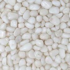 Midwest Hearth Decorative White Pebbles for Plants  Vase Filler  Polished N...