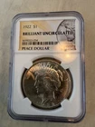 1922 PEACE SILVER DOLLAR - BRILLIANT UNCIRCULATED - Beautiful!!