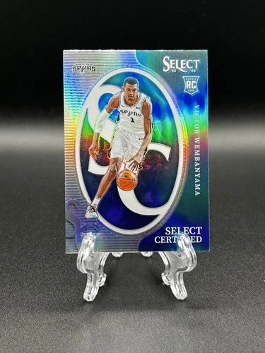 2023-24 Panini Select Certified Victor Wembanyama #3 Silver Holo Prizm (RC)