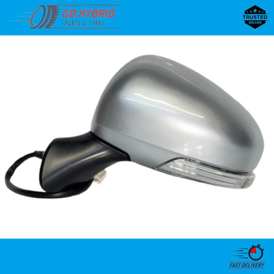 New Toyota Prius Plus 2011-2022 Passenger Side Mirror Silver (UK Model)