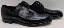 NOS Hanover Master-Flex 3128 Men’s Black Leather Dress Shoes 10D Cushioned
