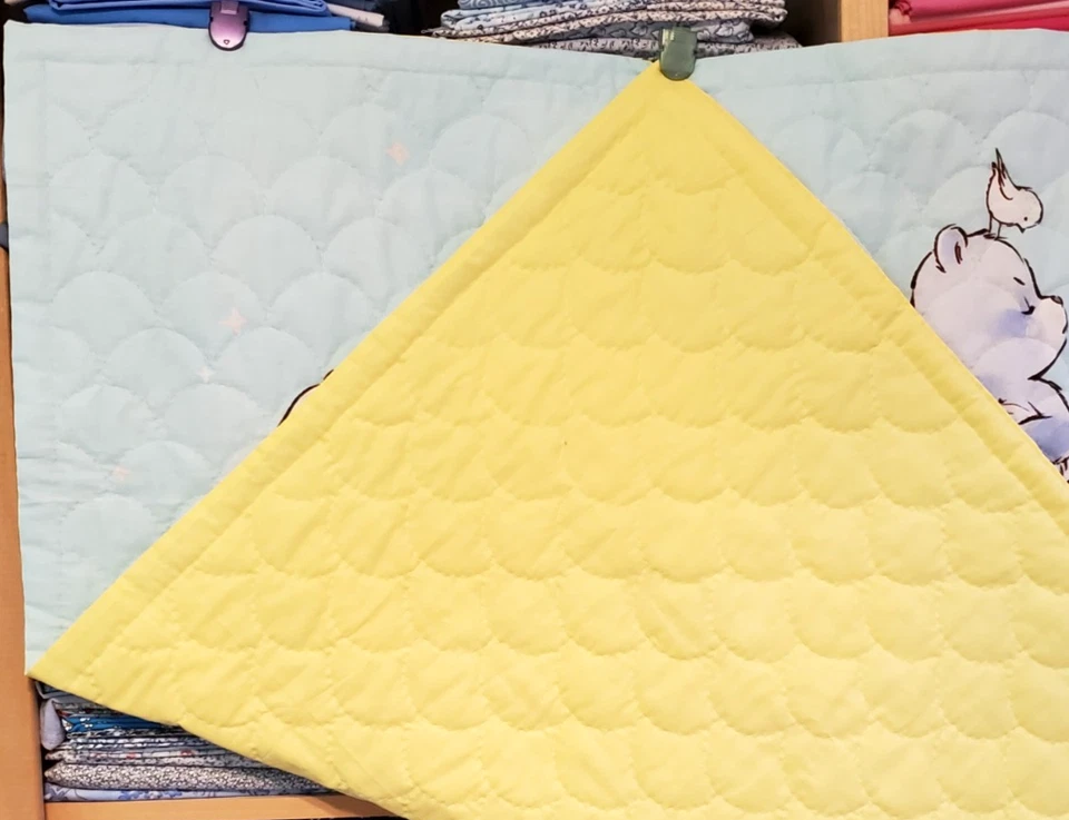 Новый ручной работы и вручную выстеганный уход медведи "Однажды в сказке" детское одеяло - Изображение 2 из 4