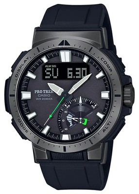 Casio PRO TREK PRW-70Y-1JF Atomic Solar Tide Moon 20 bar Black JDM