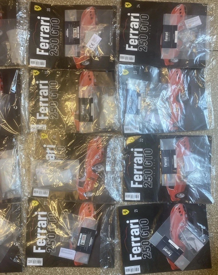 FERRARI 250 GTO IL MITO 1/8 CENTAURIA.Lotto 16 Uscite Nuove In Blister - Immagine 3 di 4