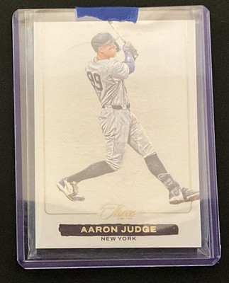 2025 Panini Three And Two Aaron Judge Blank Slate,  Incredible Condition SSP
