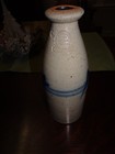 Rowe Pottery Works Glazed Milk Bottle 1988 Cambridge Wisconsin