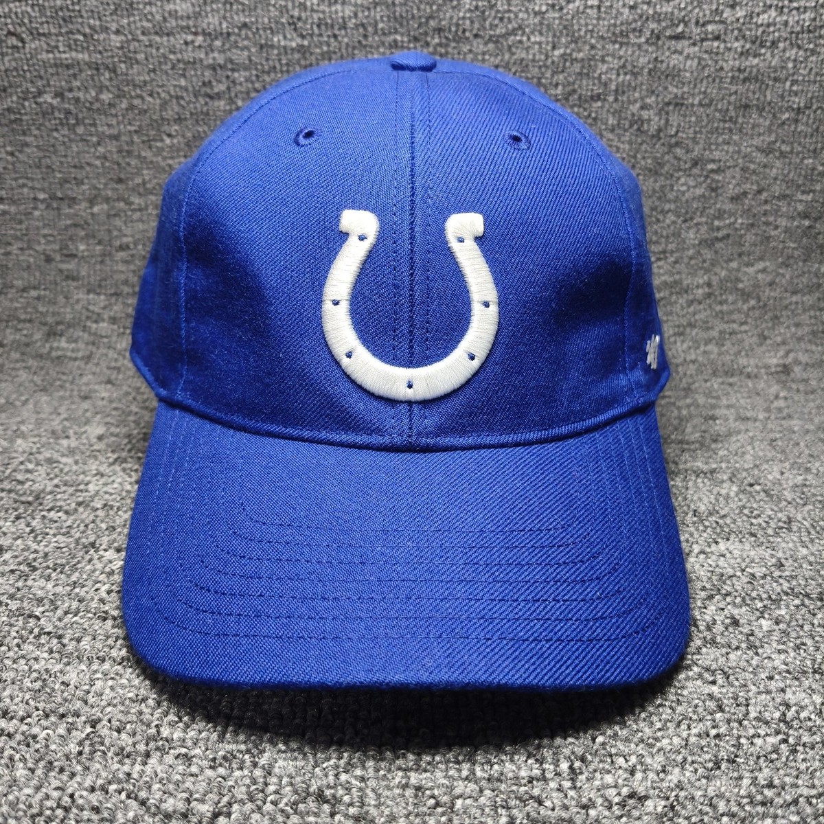 '47 Indianapolis Colts Blue Strapback Curved Brim Cap Adjustable