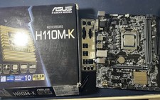 ASUS H110M‑K + Intel i3‑6100T – Kit completo e testato