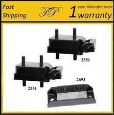 3 Pcs Motor And Transmission Mount Kit For Jeep Cj7 5.0l 304 Engine 1976-1981