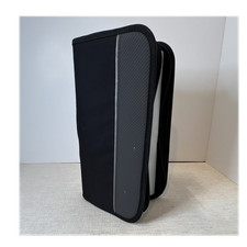 Black/Gray Polyester Zipper Carry Case/Wallet for CD DVD Blu-ray Discs 2