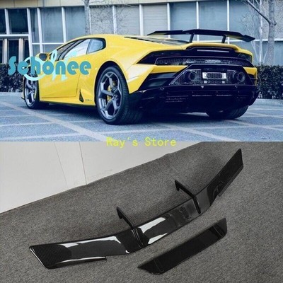 Carbon Fiber Rear Trunk Spoiler Wing For Lamborghini Huracan LP580 LP610 N Style