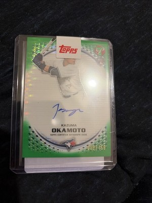 Topps Pristine Baseball 2026 Kazuma Okamoto Blue Jays RC Auto /150 #38