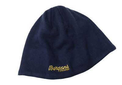 Bergans Of Norway Birkebeiner Hat Cap Mens 56 Navy Blue Knit Beanie Blend
